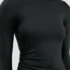 Midi-Kleid in Schwarz