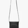 Mini-Kettenbeutel aus schwarzem Leder Mini-Kettenbeutel aus schwarzem Leder