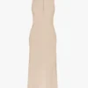 Mira Midi-Kleid in Sandstone