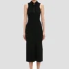 Mira Midi-Kleid in Schwarz