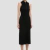 Mira Midi-Kleid in Schwarz