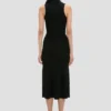 Mira Midi-Kleid in Schwarz