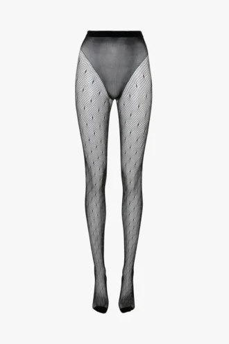 Netzstrumpfhose in Schwarz