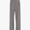 Plissierte Hose in Nickel