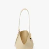 Portofino Dia Clutch aus elfenbeinfarbenem Leder Portofino Dia Clutch aus elfenbeinfarbenem Leder