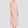 Posy Midi-Kleid in Altrosa