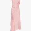 Posy Midi-Kleid in Altrosa