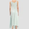 Posy Midi-Kleid in Aquamarin