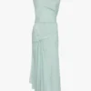 Posy Midi-Kleid in Aquamarin