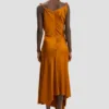Posy Midi-Kleid in Bronze
