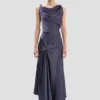 Posy Midi-Kleid in Eclipse Posy Midi-Kleid in Eclipse