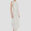 Posy Midi-Kleid in Magnesium