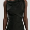 Posy Midi-Kleid in Schwarz