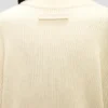 Pullover in lockerer Passform in Elfenbein