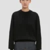 Pullover in Relaxed Fit in Schwarz