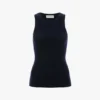 Rib-Tanktop in Marineblau Rib-Tanktop in Marineblau