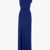 Ärmelloses, drapiertes Kleid in leuchtendem Indigo Ärmelloses, drapiertes Kleid in leuchtendem Indigo