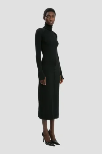 Rollkragenpullover in Schwarz