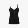 Rouleaux Cami-Top in Schwarz