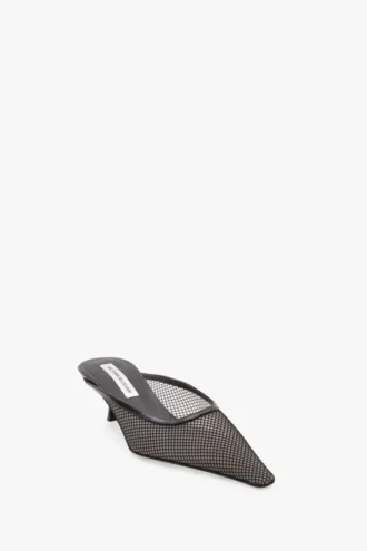 Sloane Mule 45 aus schwarzem Mesh Sloane Mule 45 aus schwarzem Mesh