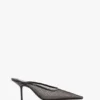 Sloane Stiletto-Mule 75 aus schwarzem Mesh