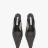 Sloane Stiletto-Mule 75 aus schwarzem Mesh