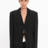 Smokingjacke in Schwarz