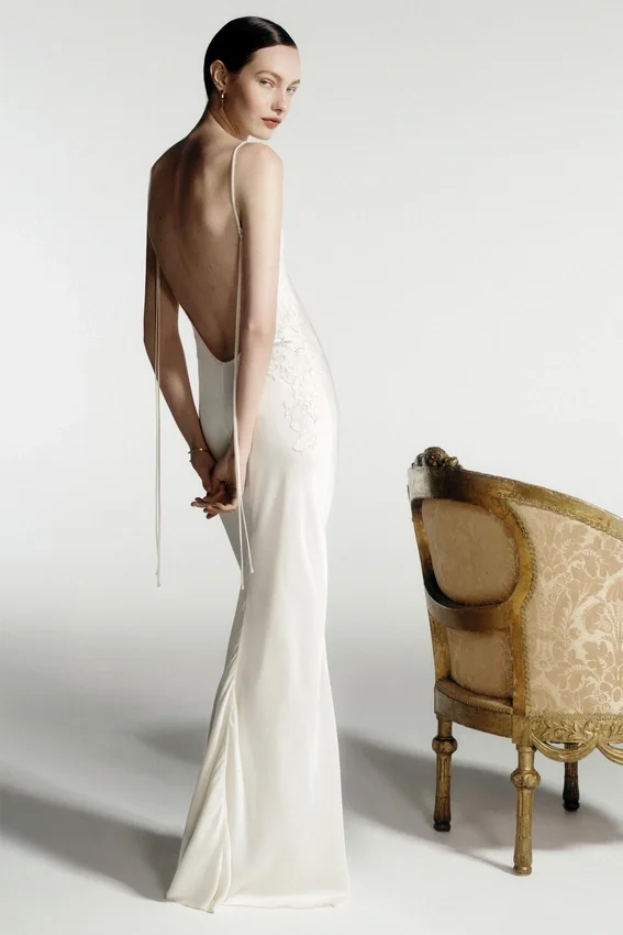 Spitzen-Cami-Kleid in Elfenbein Spitzen-Cami-Kleid in Elfenbein