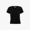 T-Shirt in schwarzer Shrunken-Passform T-Shirt in schwarzer Shrunken-Passform