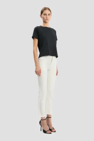 T-Shirt mit schmaler Passform in Marineblau