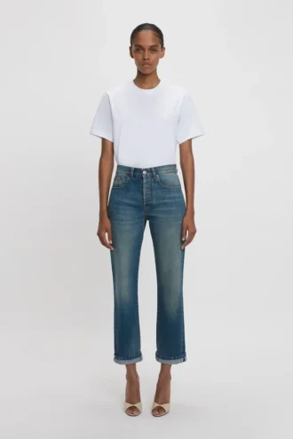 The Victoria Jeans in Mittelblau The Victoria Jeans in Mittelblau