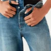 The Victoria Jeans in Mittelblau