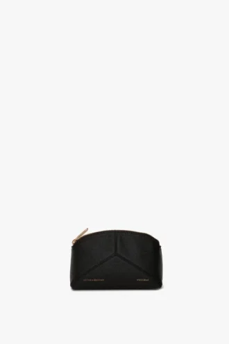 The Victoria Mini-Reisetasche aus schwarzem Leder