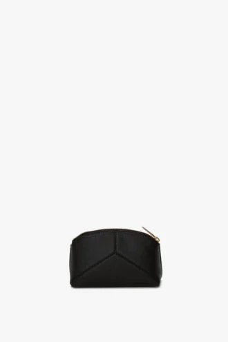 The Victoria Mini-Reisetasche aus schwarzem Leder