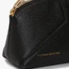 The Victoria Mini-Reisetasche aus schwarzem Leder