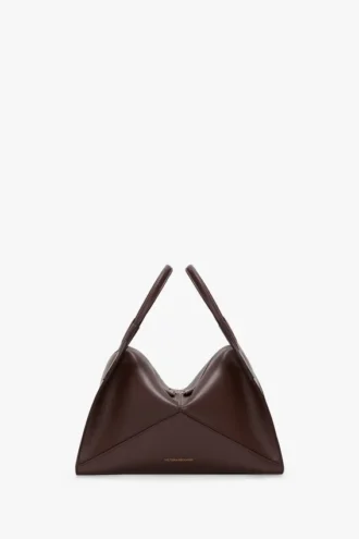 The Victoria Plié Bag aus burgunderrotem Leder
