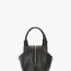 The Victoria Plié Tasche aus schwarzem Leder The Victoria Plié Tasche aus schwarzem Leder
