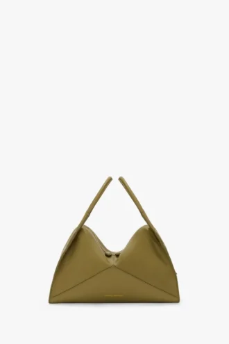 The Victoria Plia Tasche aus kaktusgrünem Leder