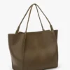 The Victoria Reisetasche aus khakifarbenem Leder The Victoria Reisetasche aus khakifarbenem Leder