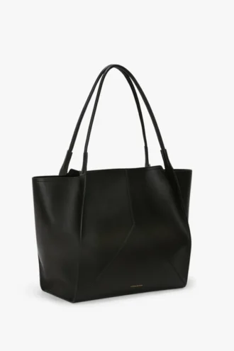 The Victoria Reisetasche aus schwarzem Leder