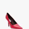 The Victoria Stiletto-Pumps 100 aus rotem Leder