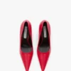 The Victoria Stiletto-Pumps 100 aus rotem Leder