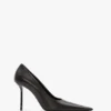 The Victoria Stiletto-Pumps 100 aus schwarzem Leder