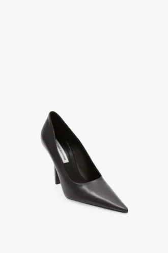The Victoria Stiletto-Pumps 100 aus schwarzem Leder