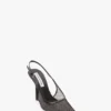The Victoria Stiletto Slingback 100 aus schwarzem Mesh