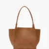 The Victoria-Tasche aus hellbraunem Leder