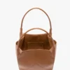 The Victoria-Tasche aus hellbraunem Leder