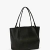 The Victoria Tote Bag groß aus schwarzem Leder The Victoria Tote Bag groß aus schwarzem Leder