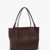 The Victoria Tote Bag Large aus burgunderrotem Leder The Victoria Tote Bag Large aus burgunderrotem Leder