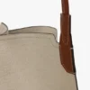 The Victoria Tote Bag Large aus elfenbeinfarbenem Canvas The Victoria Tote Bag Large aus elfenbeinfarbenem Canvas